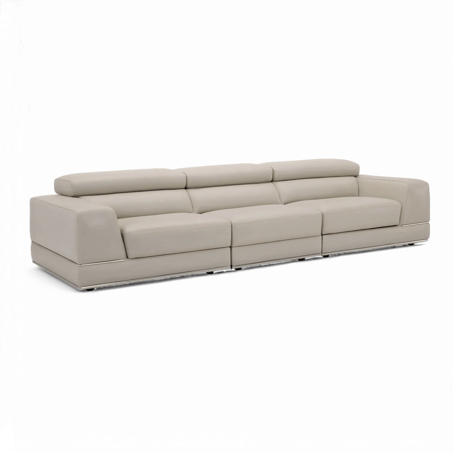 Amadeo 3-Piece Modular Sofa Light Gray - Image 3