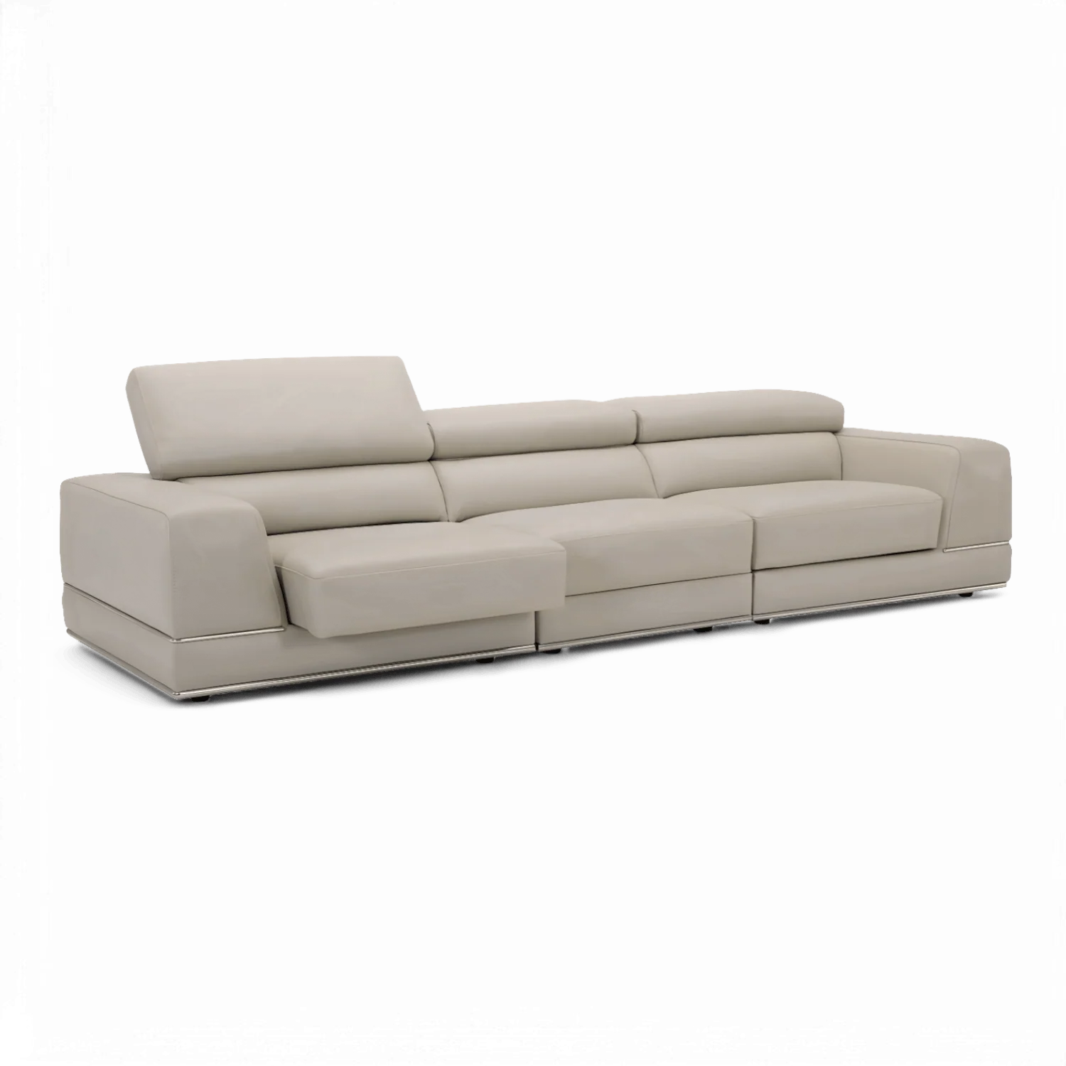 Amadeo 3-Piece Modular Sofa Light Gray - Image 4