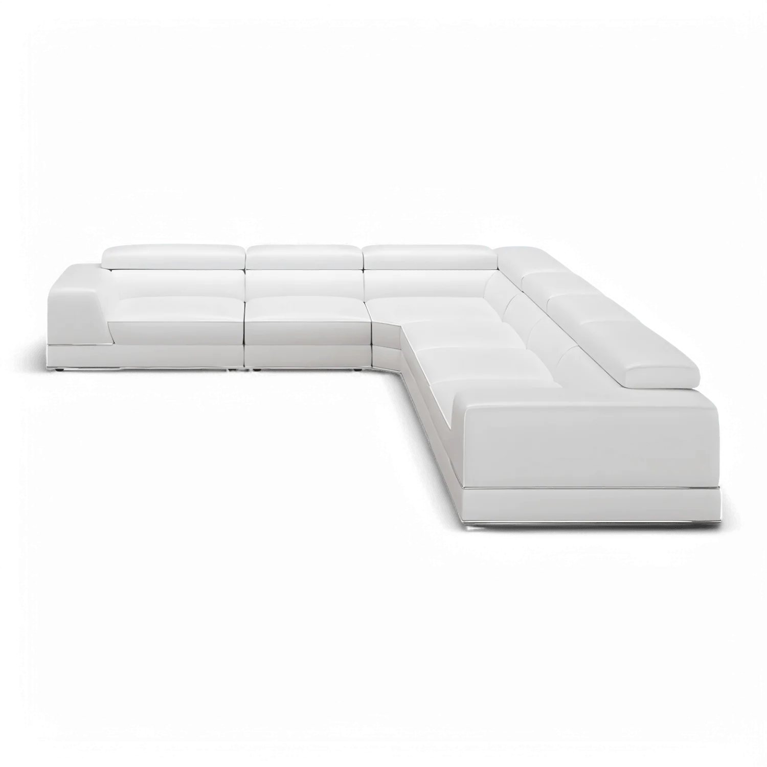 Amadeo Extended Modular Sectional Sofa White - Image 4