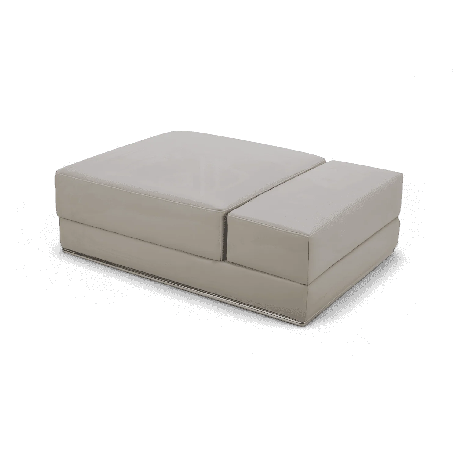 Amadeo Ottoman Light Gray - Image 4