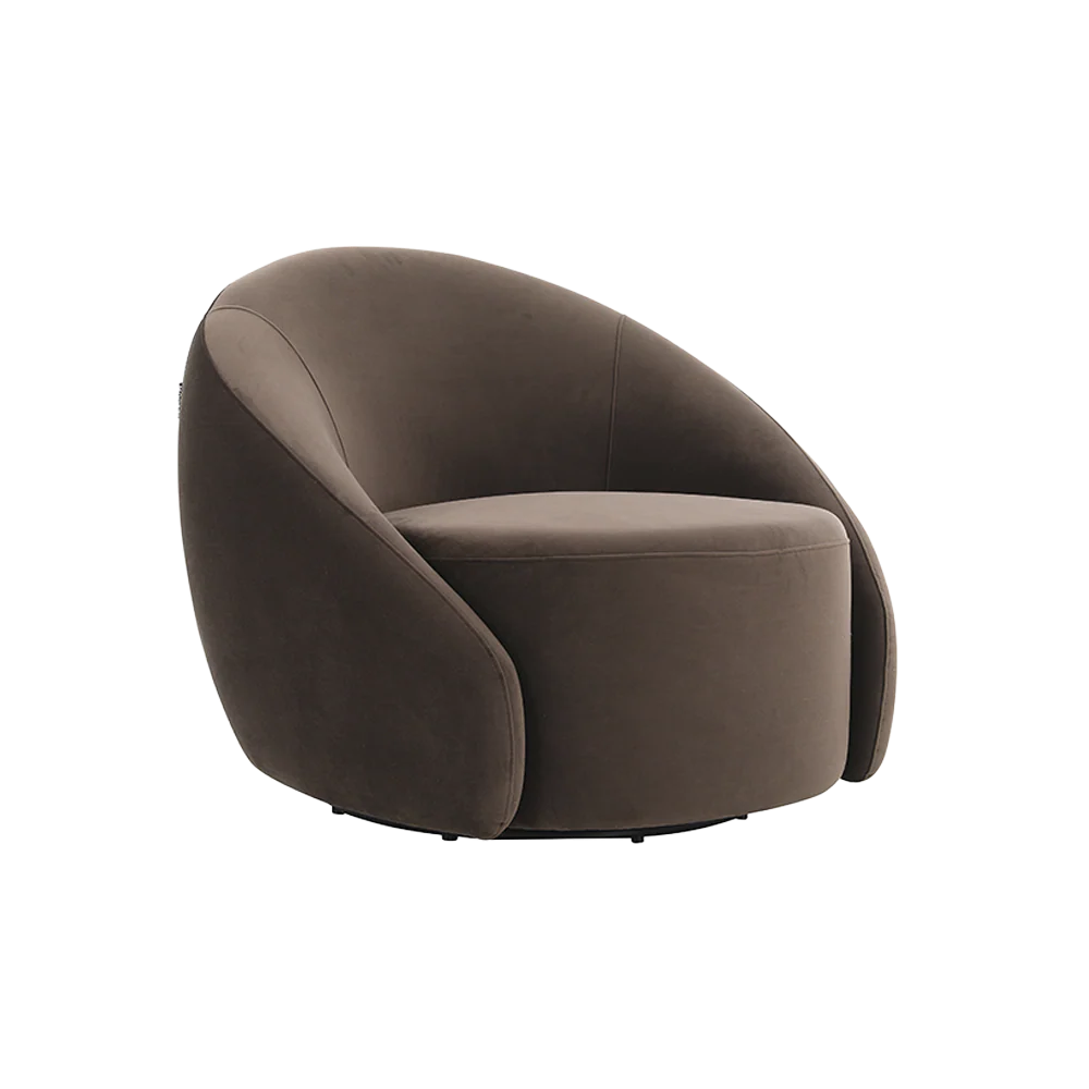 Amarys Lounge Chair Dark Brown - Image 3