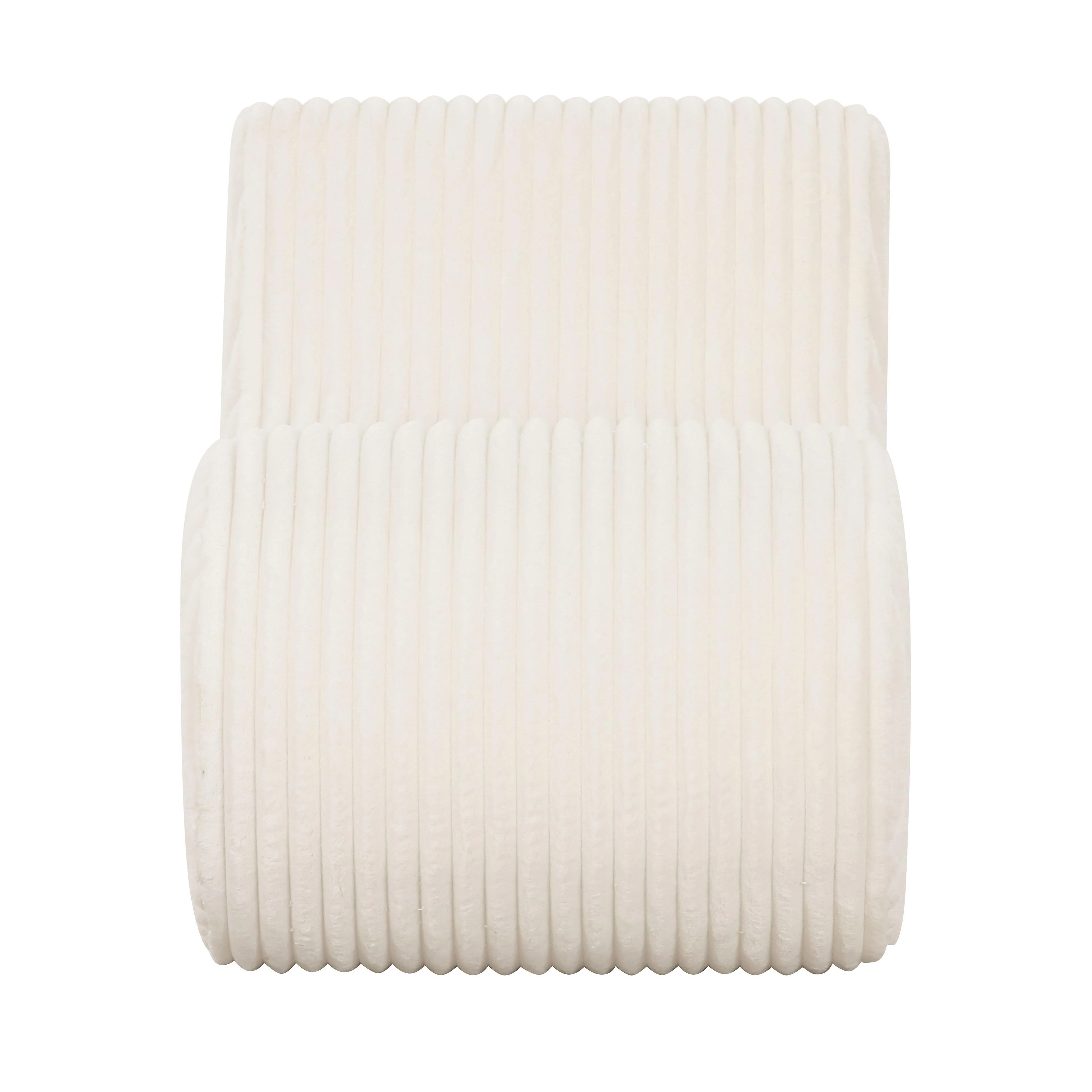 Amber Corduroy Accent Chair Beige - Image 3