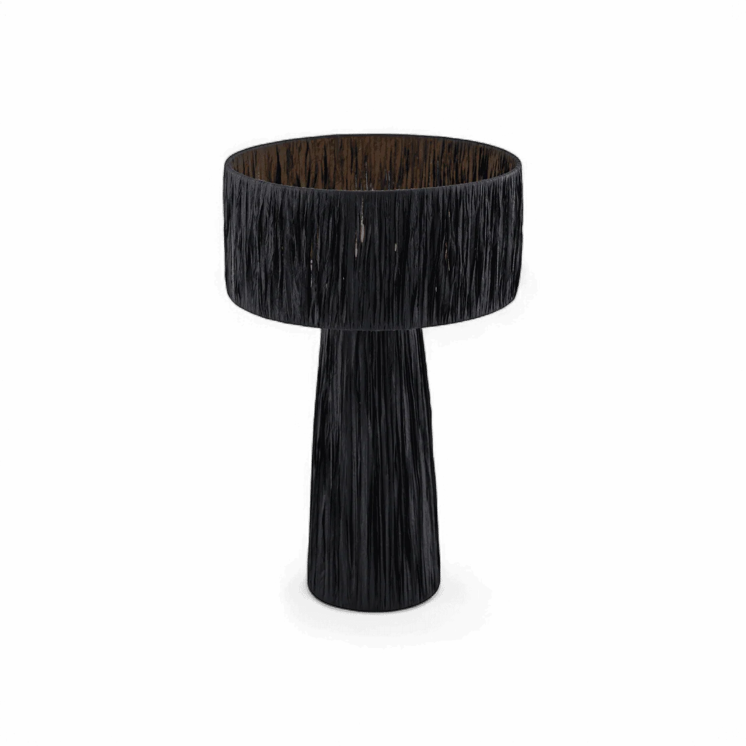 Auric Raffia Black Table Lamp - Image 3