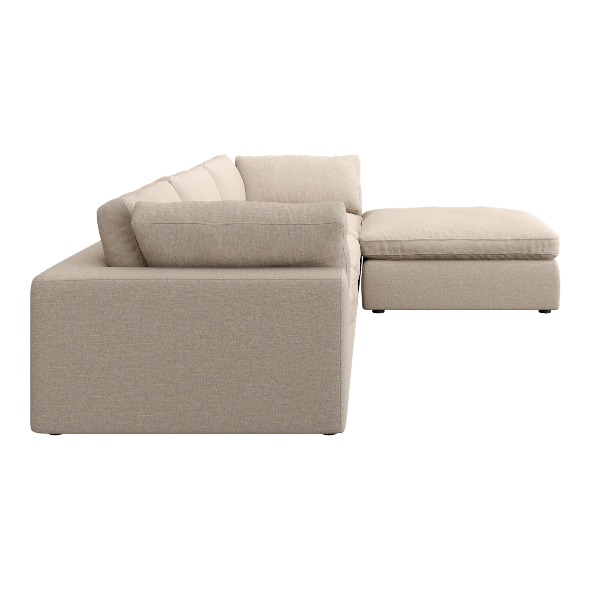 Bloom 4-Piece Modular Sofa Beige - Image 4