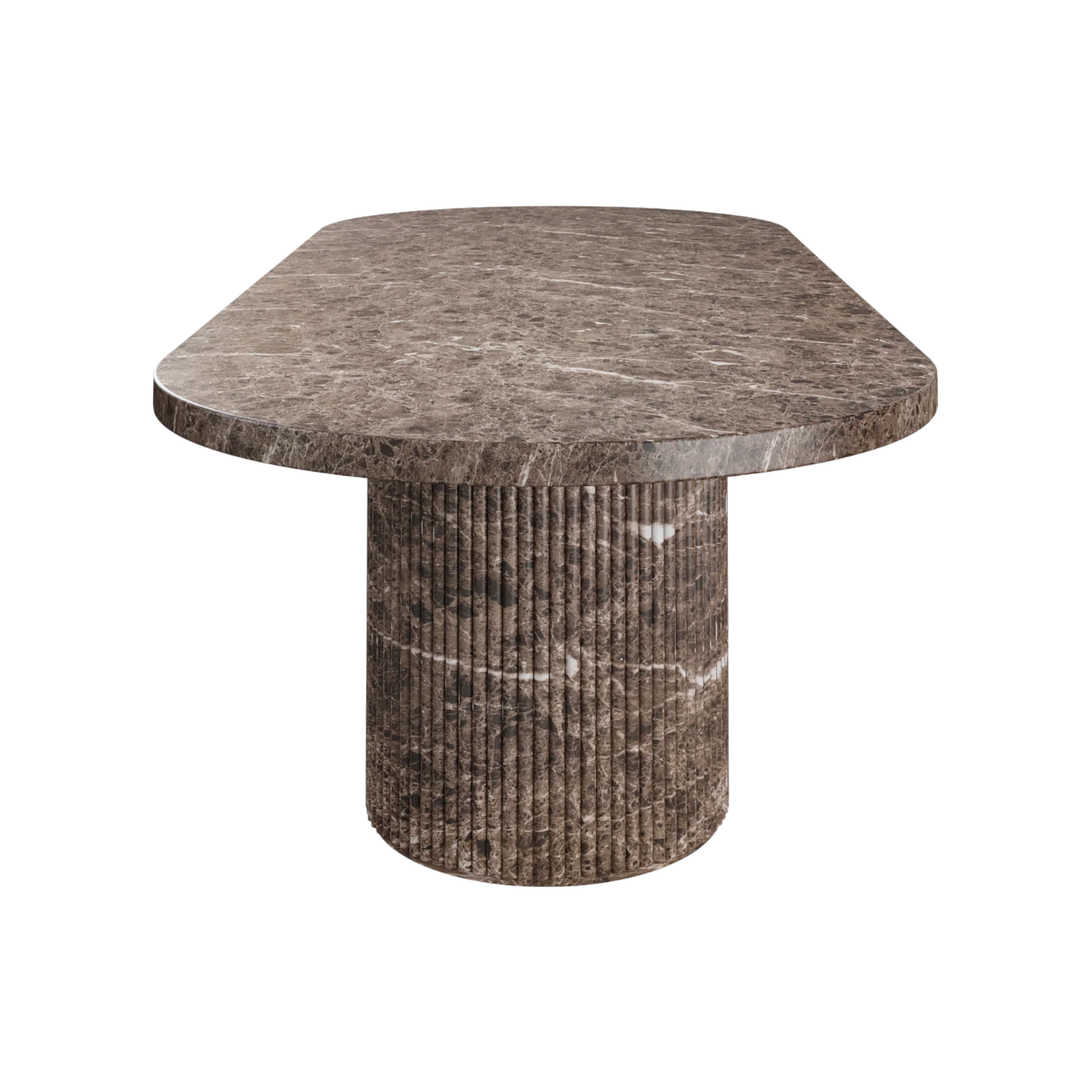 Bloom Dining Table Brown Marble - Image 5