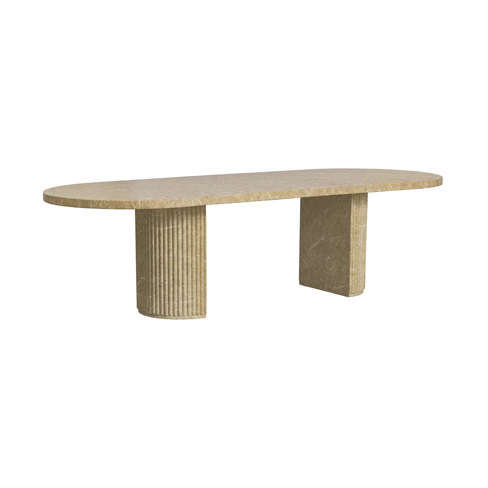 Bloom Dining Table Gold Marble - Image 3