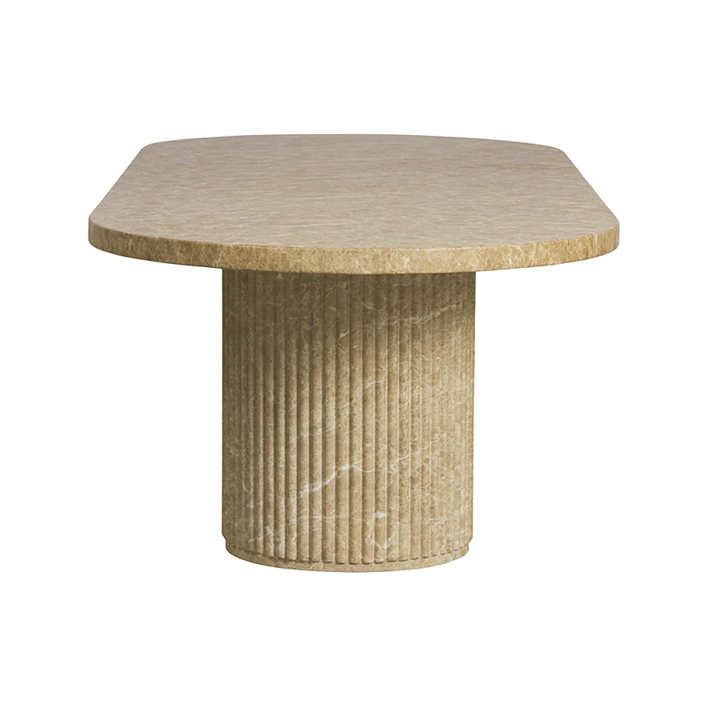 Bloom Dining Table Gold Marble - Image 5