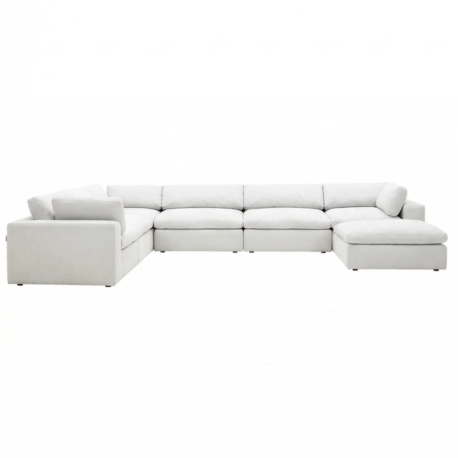 Bloom Extended Sectional Modular Sofa White - Image 3