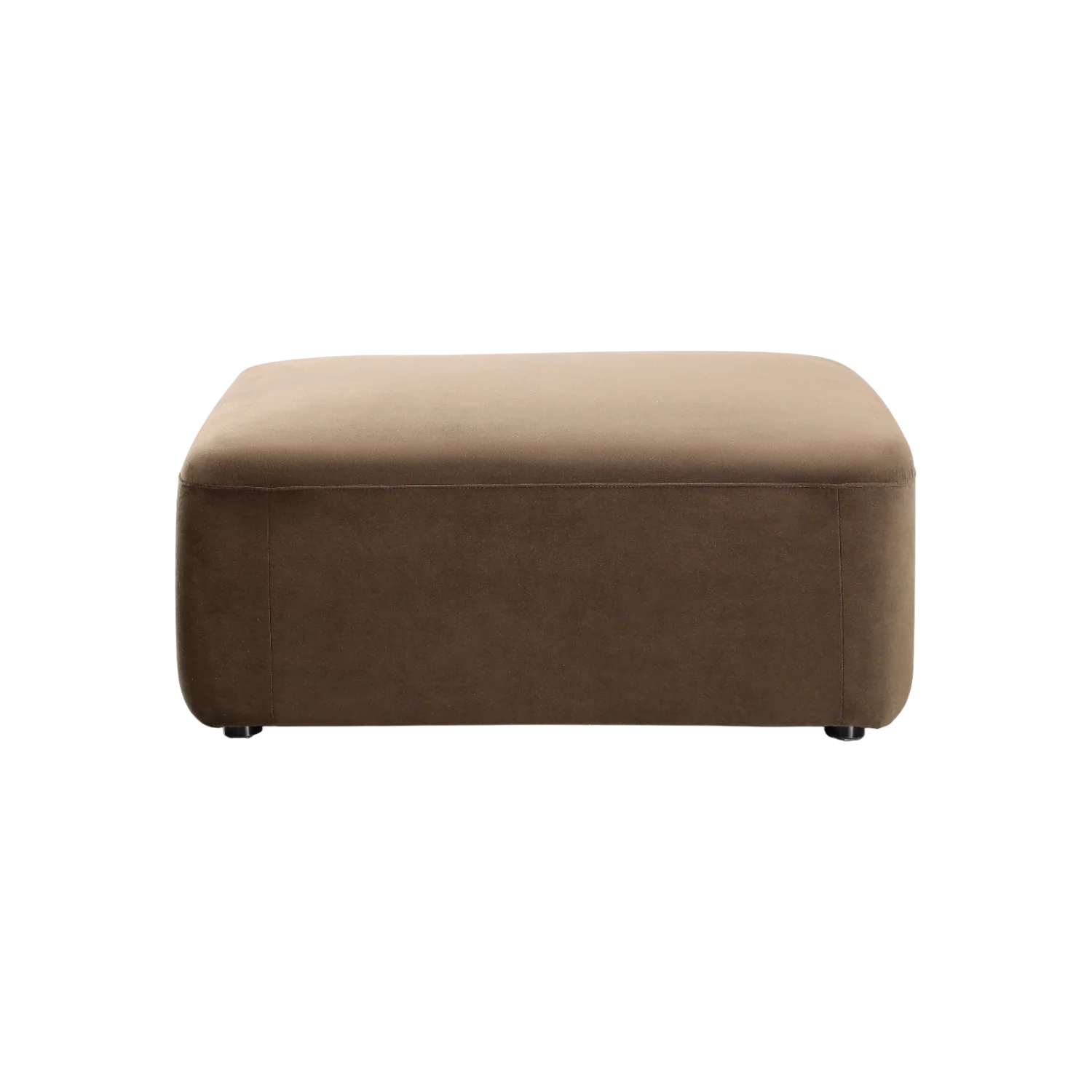 Brunello Large Modular Sofa Brown Velvet - Image 4