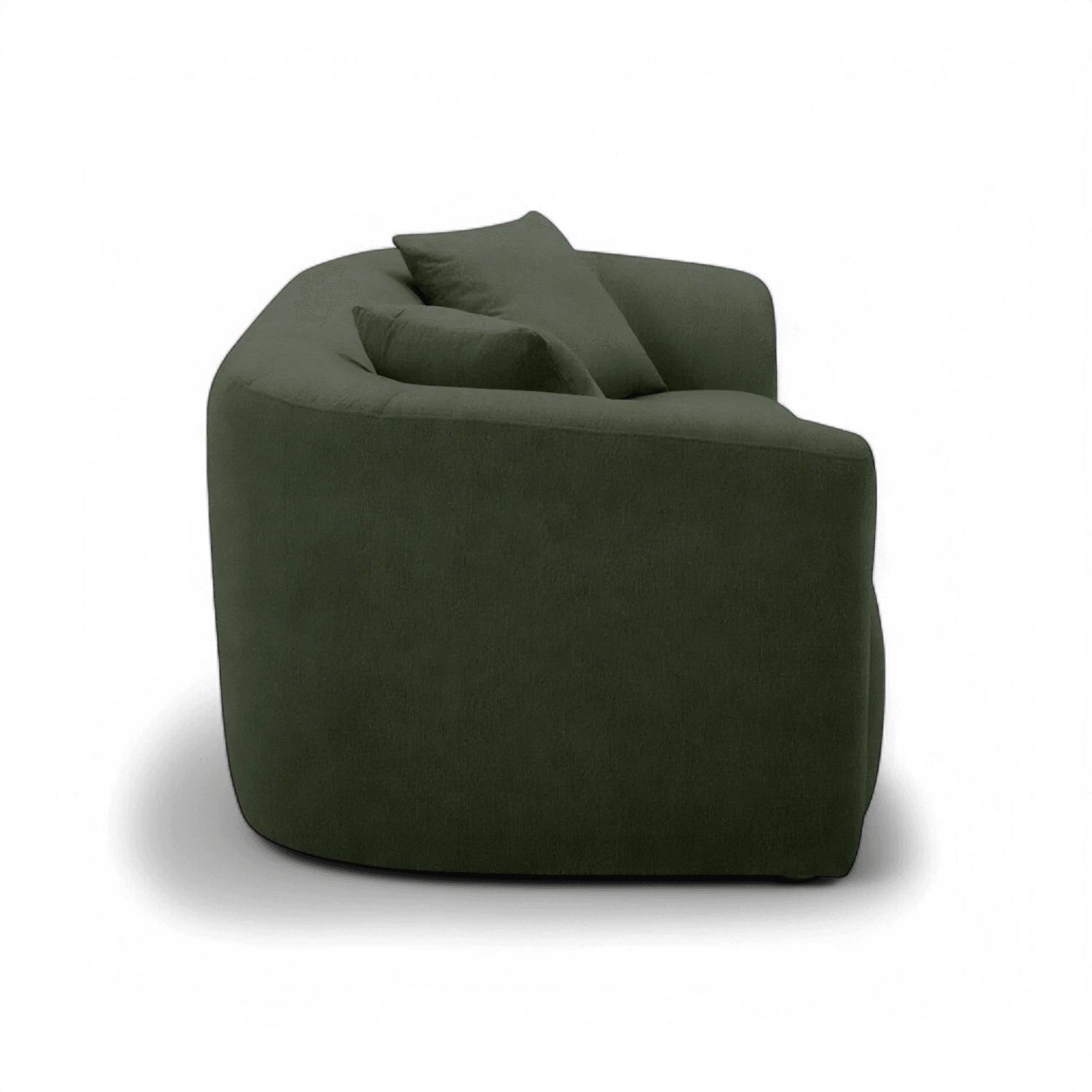Camden 3 Seater Sofa Green - Image 4