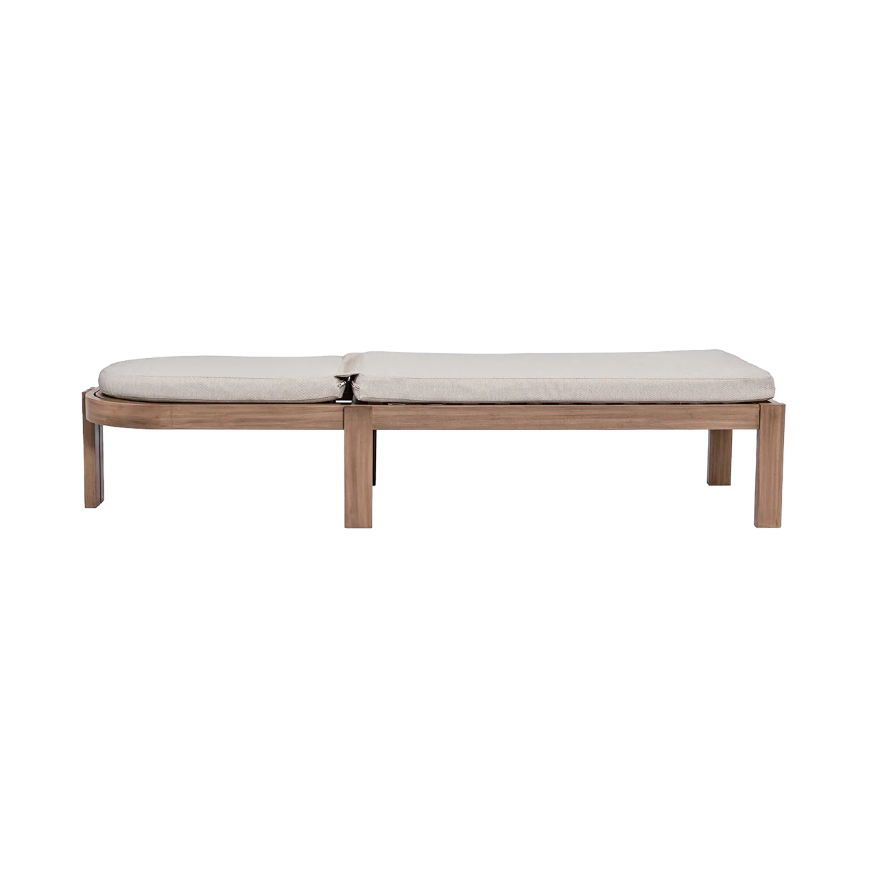 Capra Outdoor Deck Chair Beige - Image 4