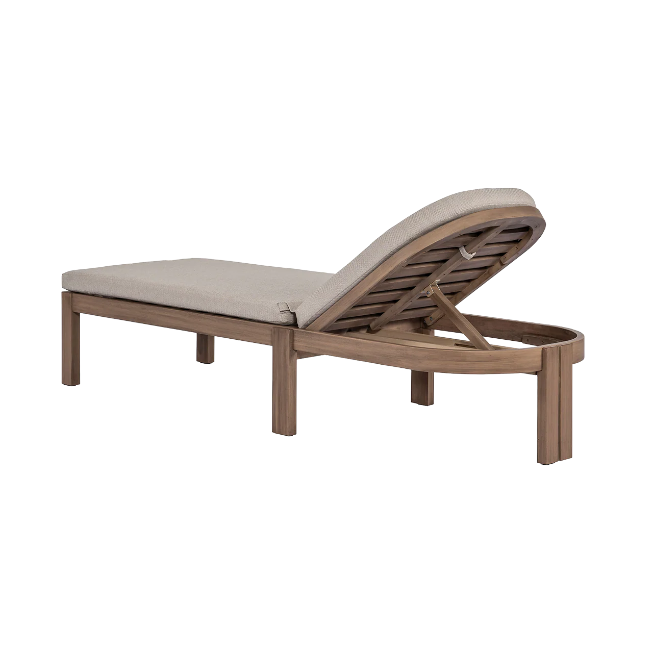 Capra Outdoor Deck Chair Beige - Image 6