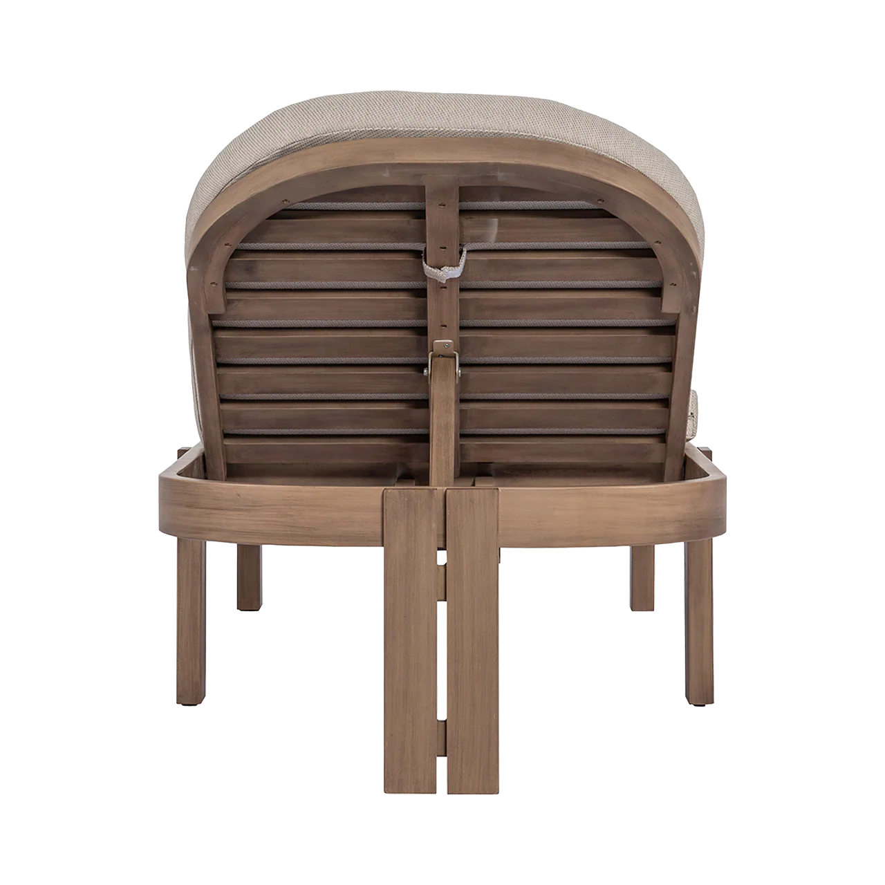 Capra Outdoor Deck Chair Beige - Image 7