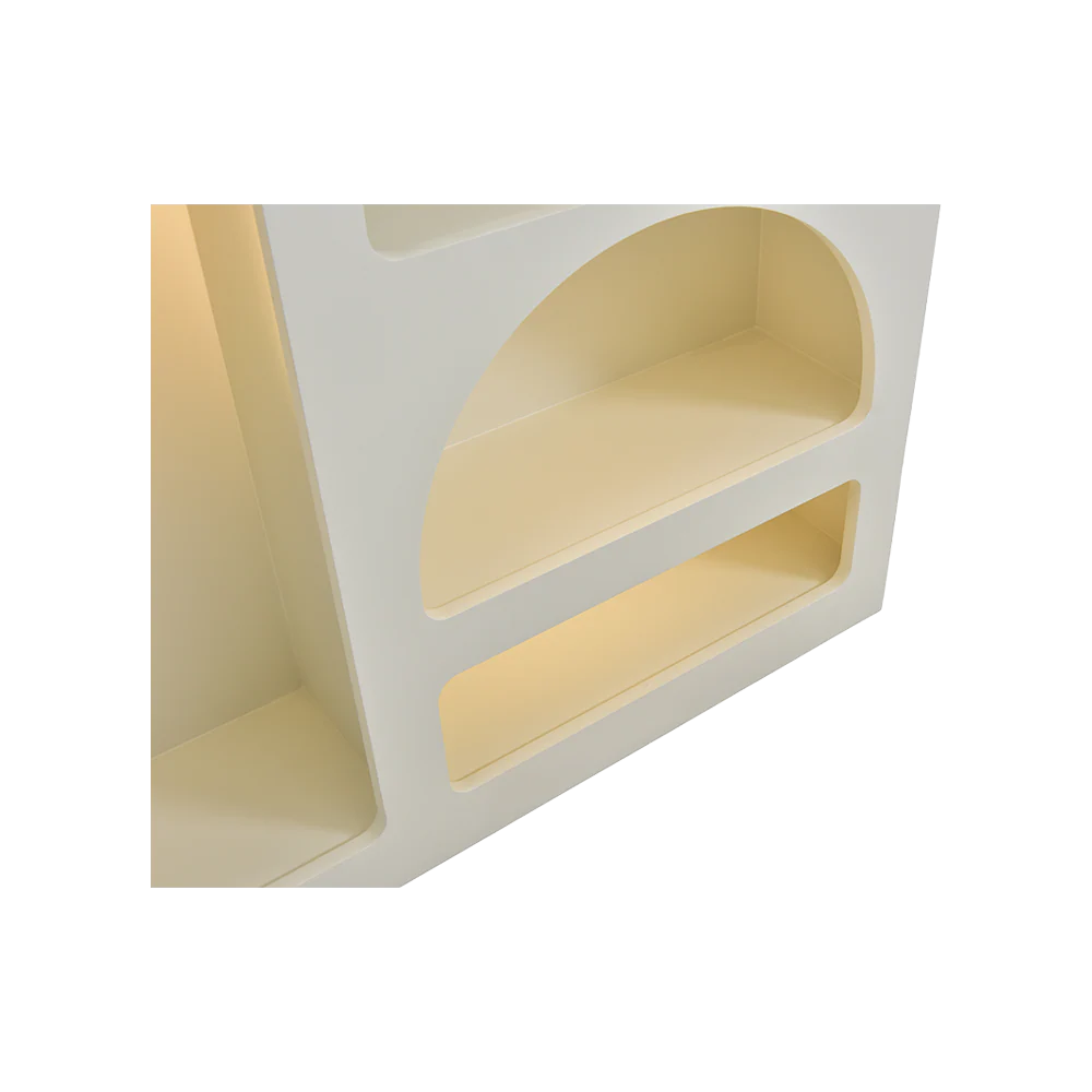 Cielo Bookshelf Alabaster w/ LED Lights - Image 6