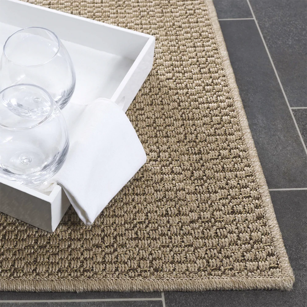 Coastal Outdoor Rug Beige (8' x 10') - Image 4
