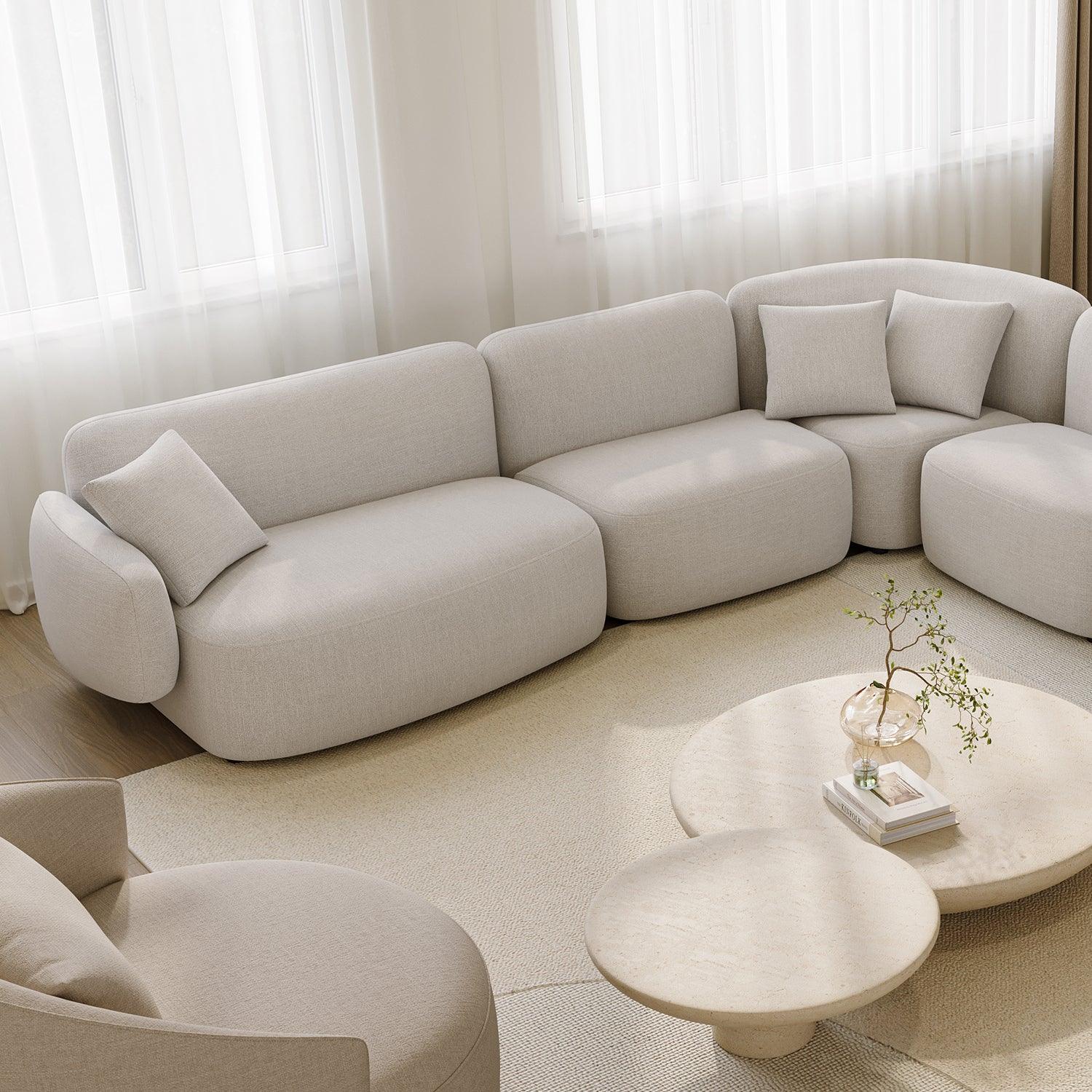 Divano Sectional Off White - Image 6