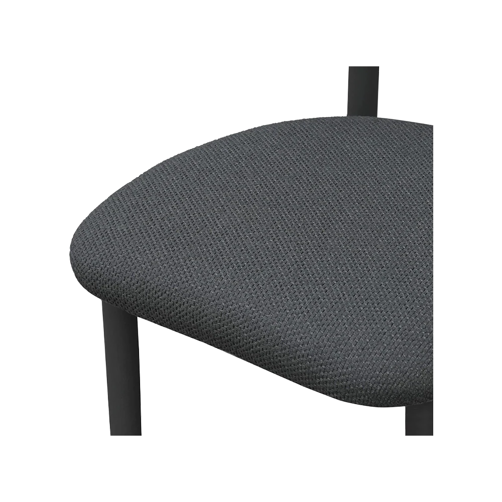 Dorine Outdoor Side Chair Black - Image 5