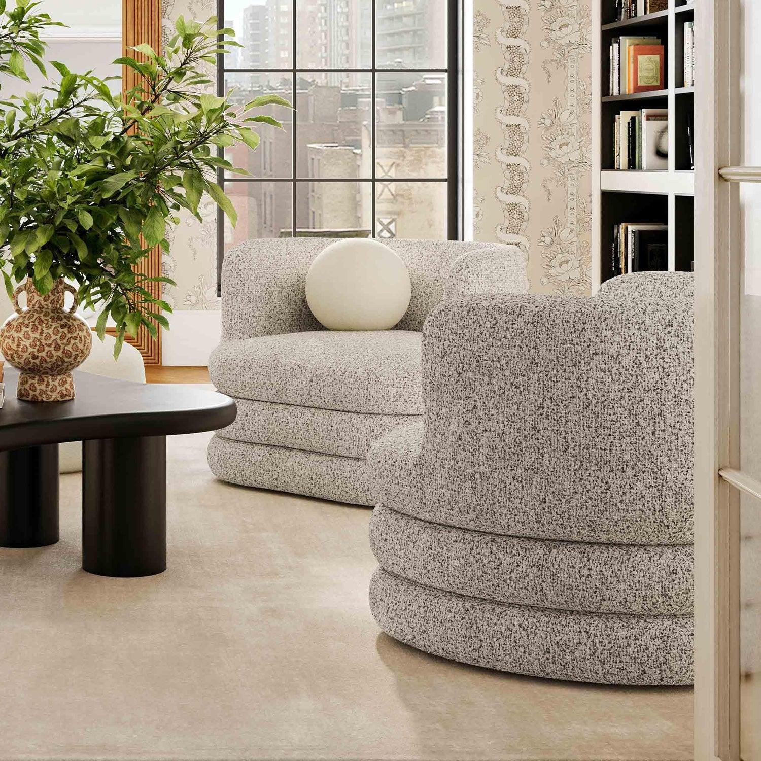 Eclipse Grey Lounge Chair - Image 2