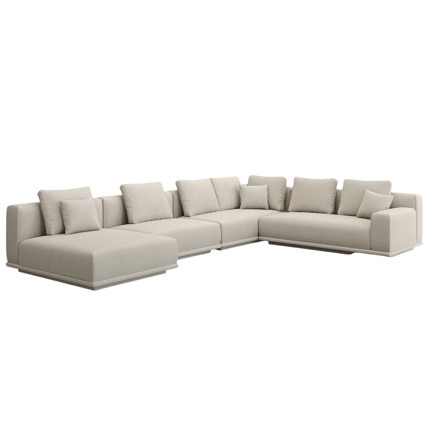 Eden Sectional Sofa Beige - Image 3