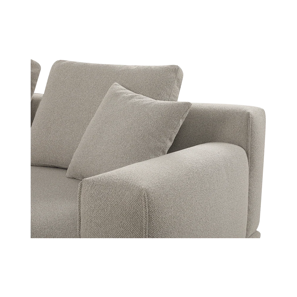 Eden Sectional Sofa Beige - Image 6