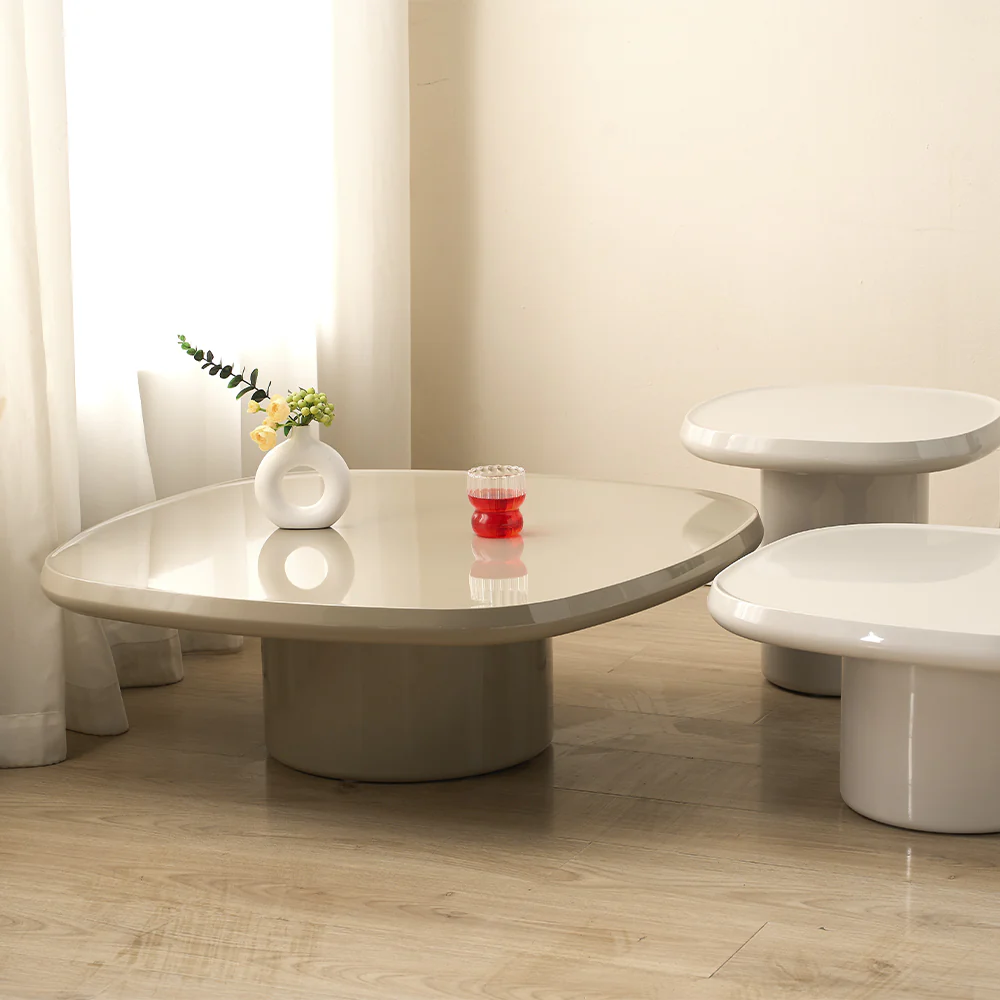 Eden Small Coffee Table Beige - Image 5