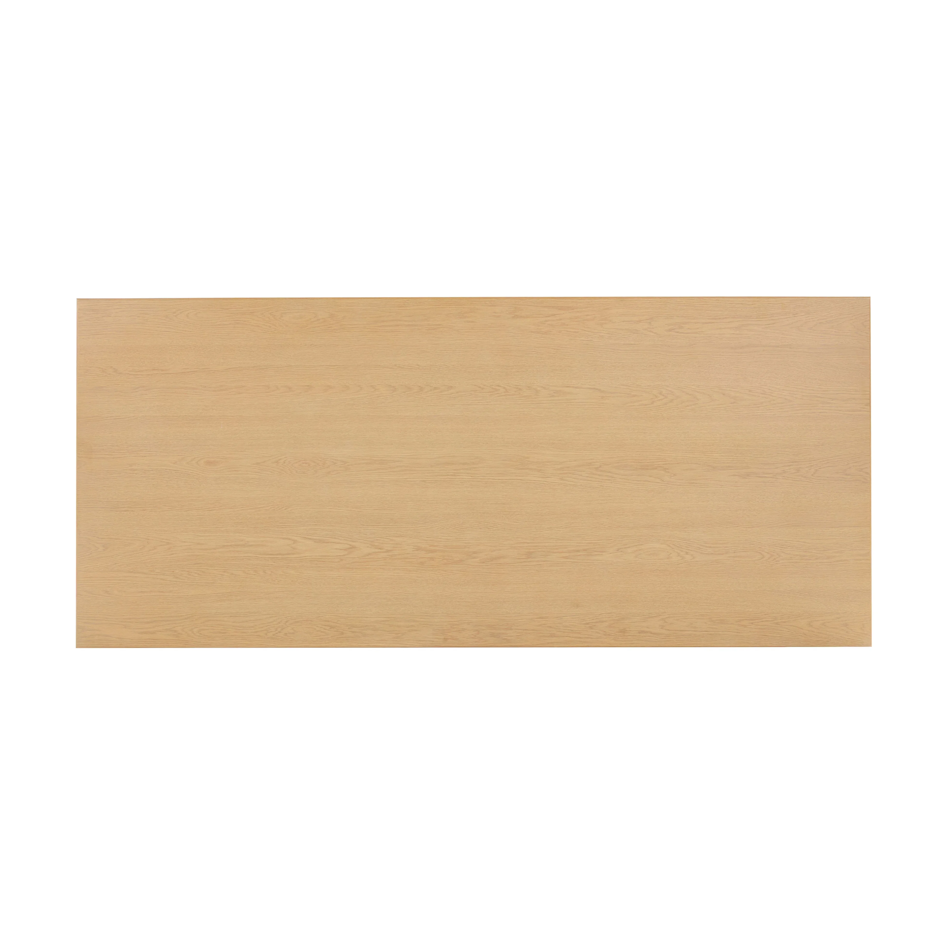Elara Natural Oak Wood Rectangular Dining Table - Image 6