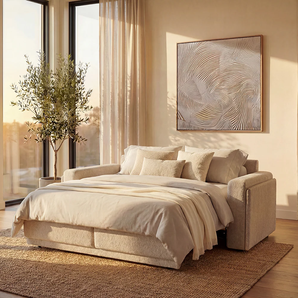 Elio Sofa Bed Greige - Image 3