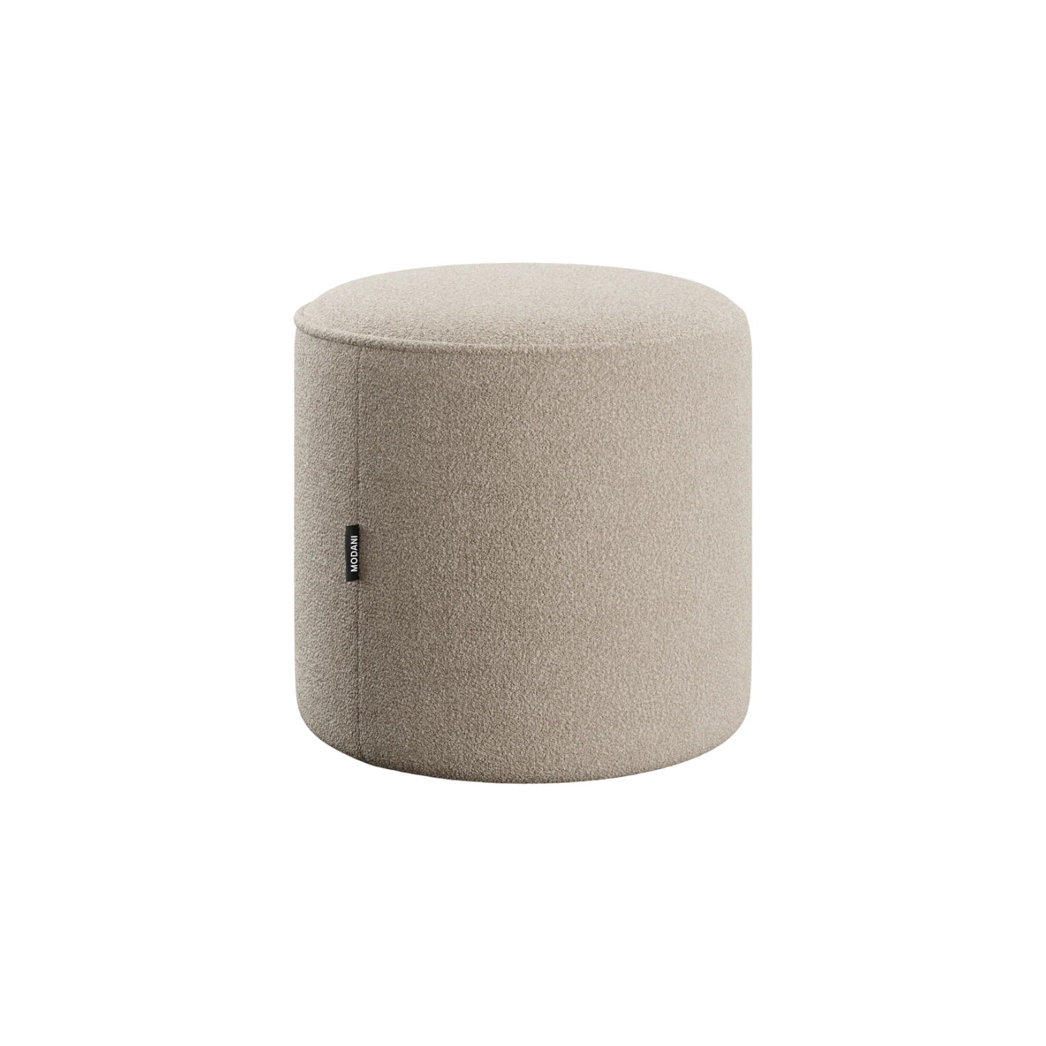 Elora Ottoman Greige Boucle - Image 3