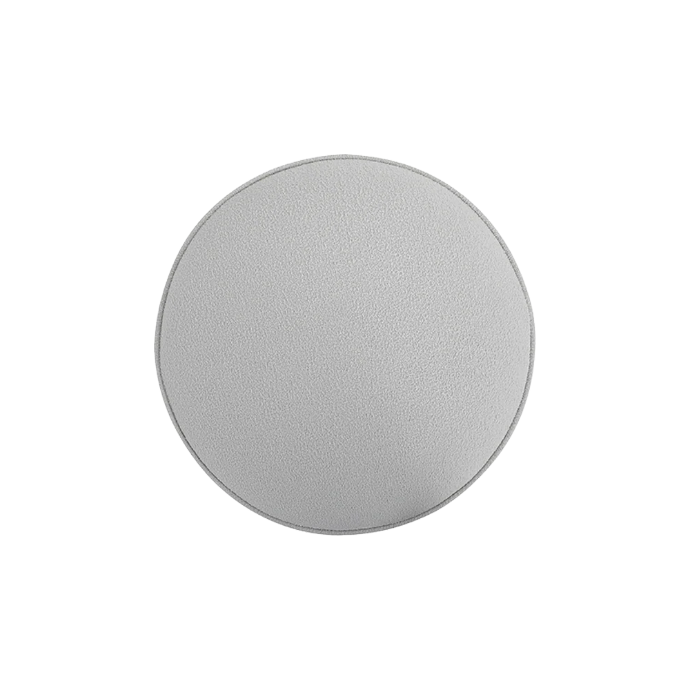 Elora Ottoman White Boucle - Image 4