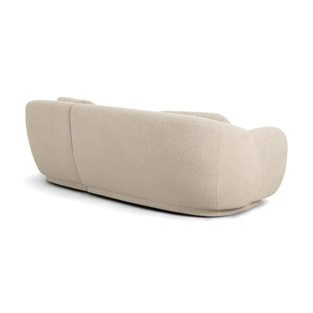 Etrusca Sectional Sofa Cream Boucle - Image 4