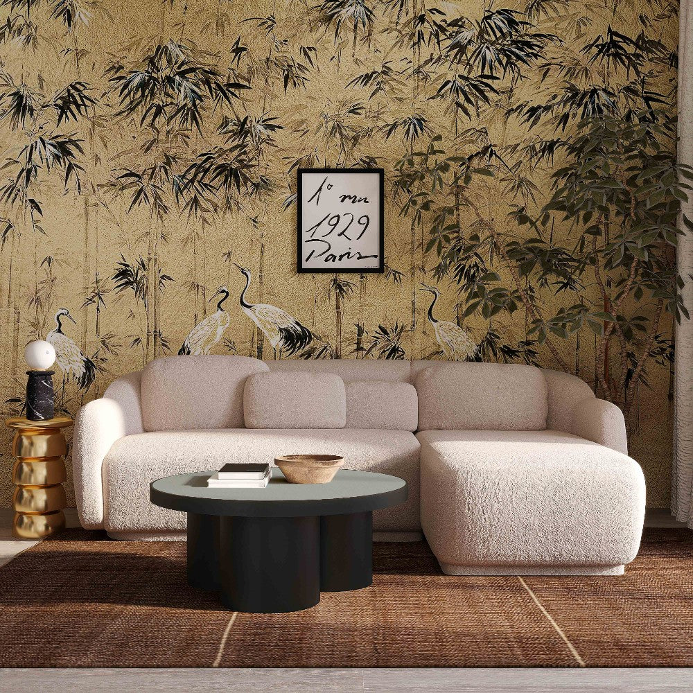Etrusca Sectional Sofa Cream Boucle - Image 6
