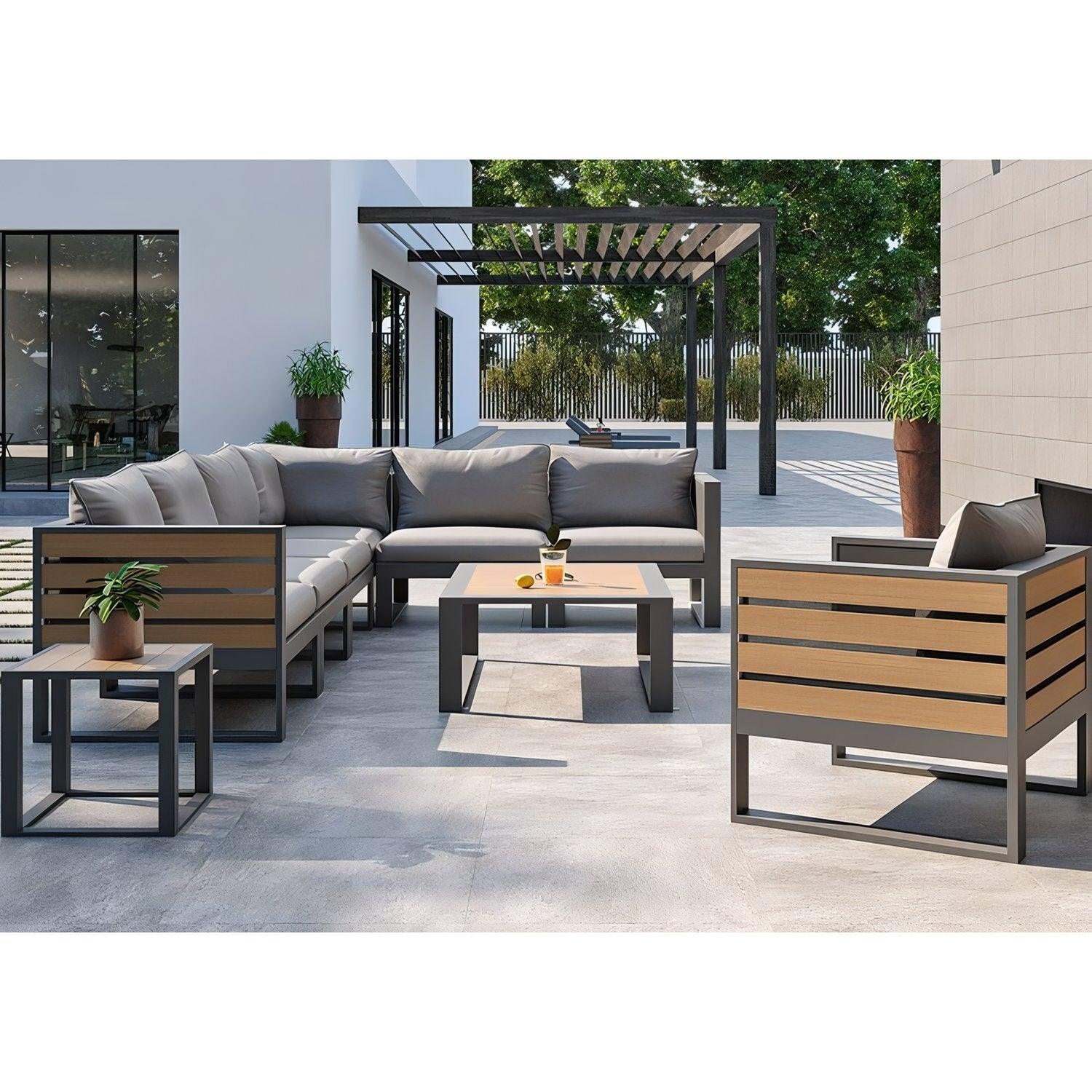 Fidji Outdoor Armchair Taupe - Image 2