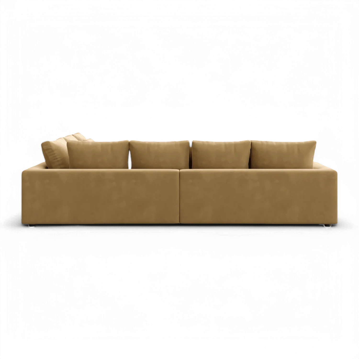 Gianni Sectional Sofa Camel Velvet - Image 5