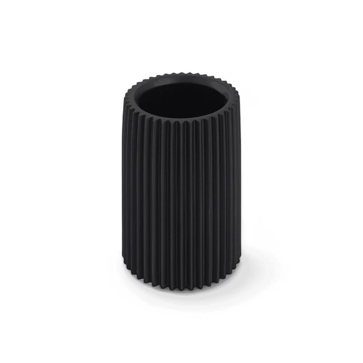 Glint Black Microciment Vase - Image 3