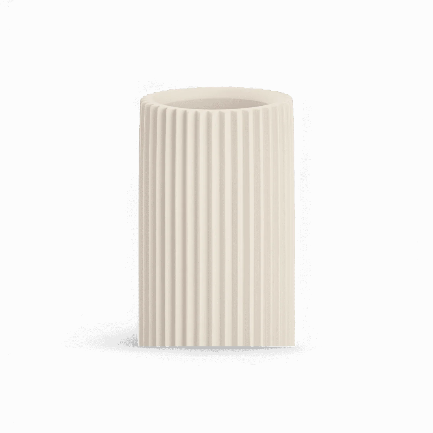 Glint White Microciment Vase - Image 4