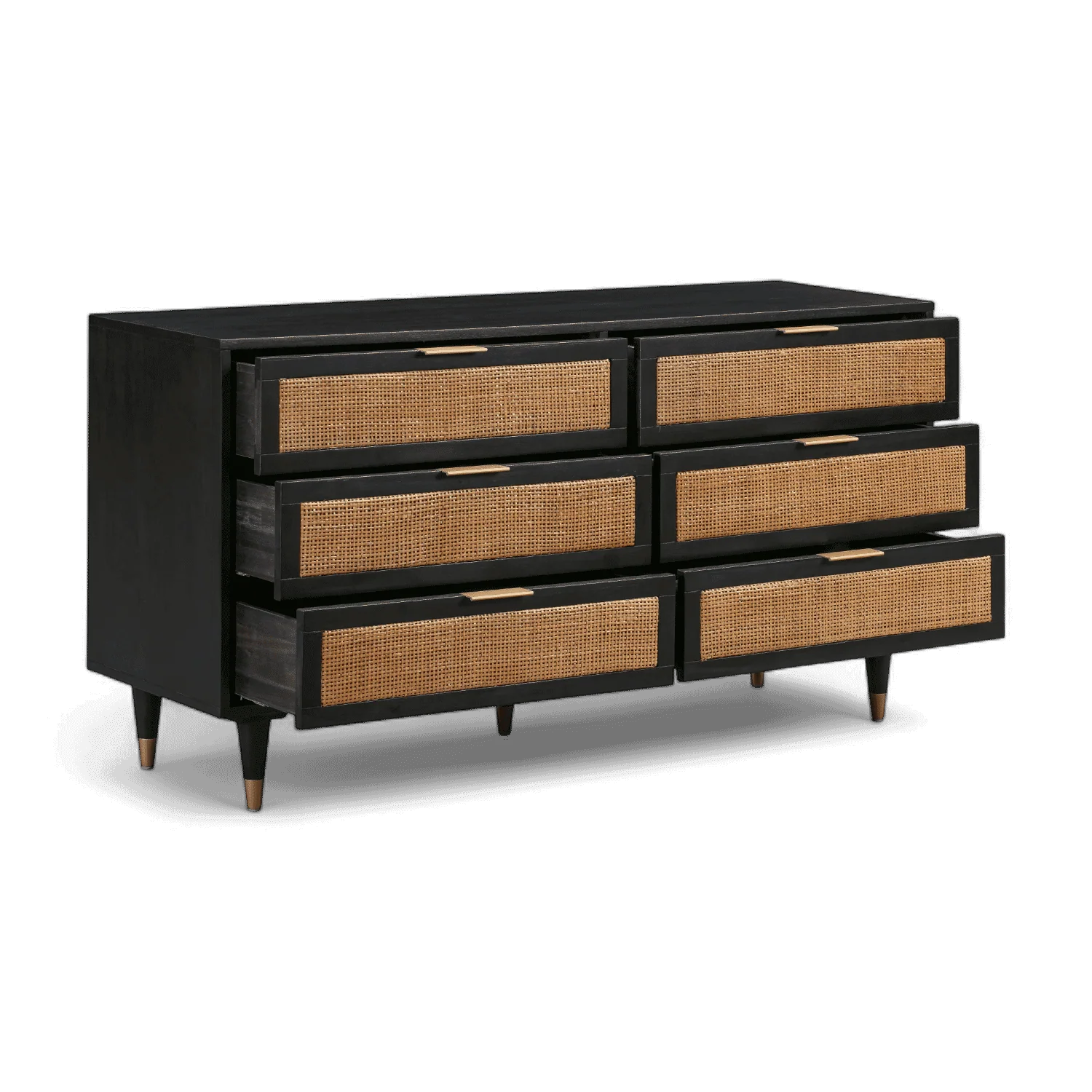 Ignis Noir 6 Drawer Dresser - Image 4