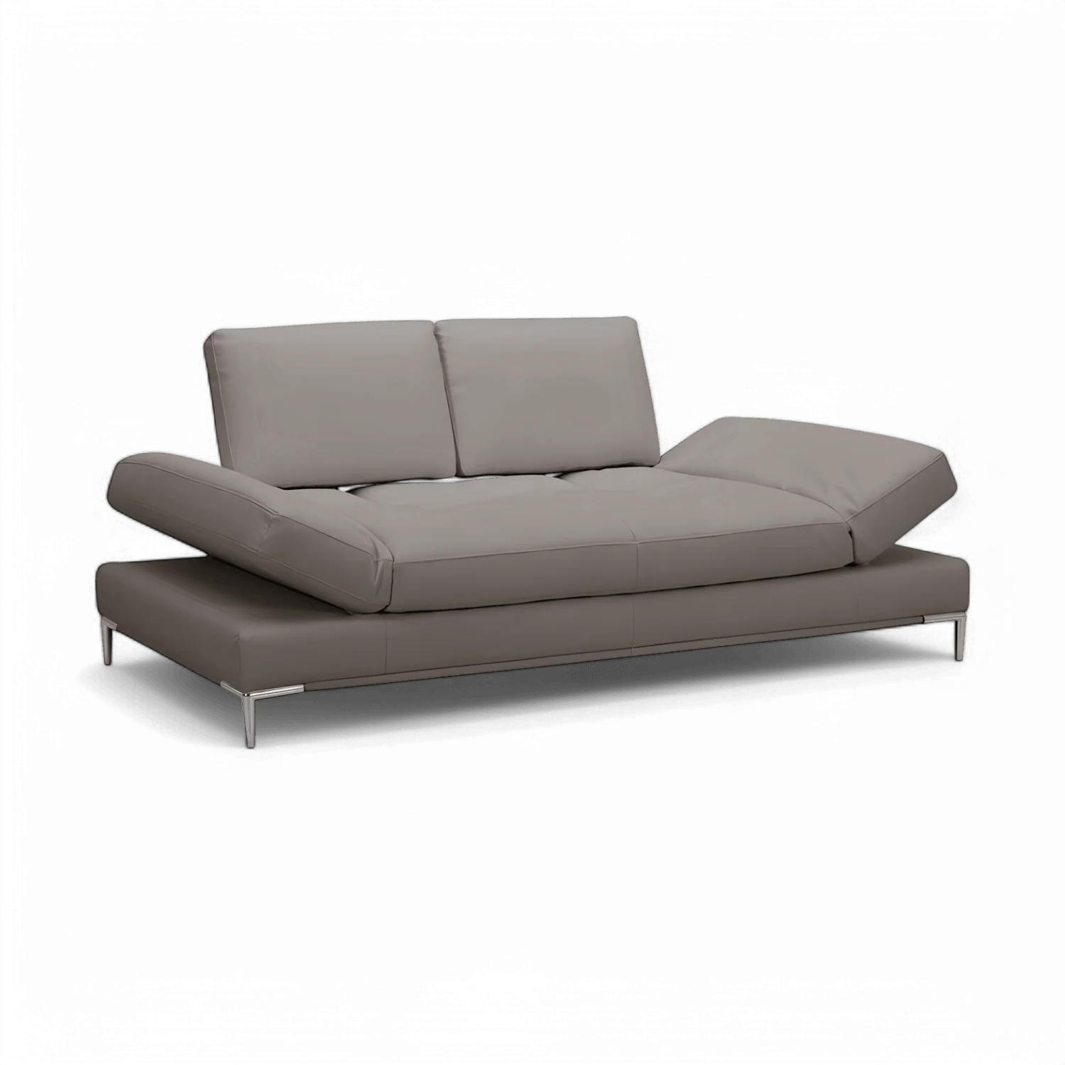 Livio 2 Seater Sofa Gray - Image 4