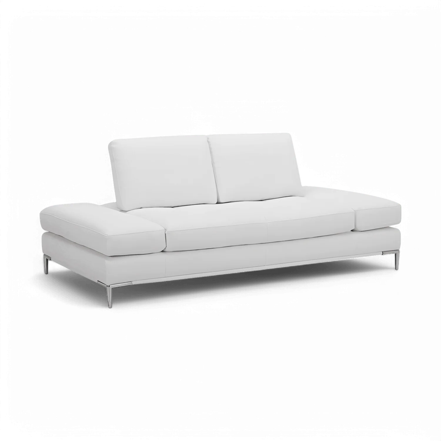 Livio 2 Seater Sofa White - Image 3