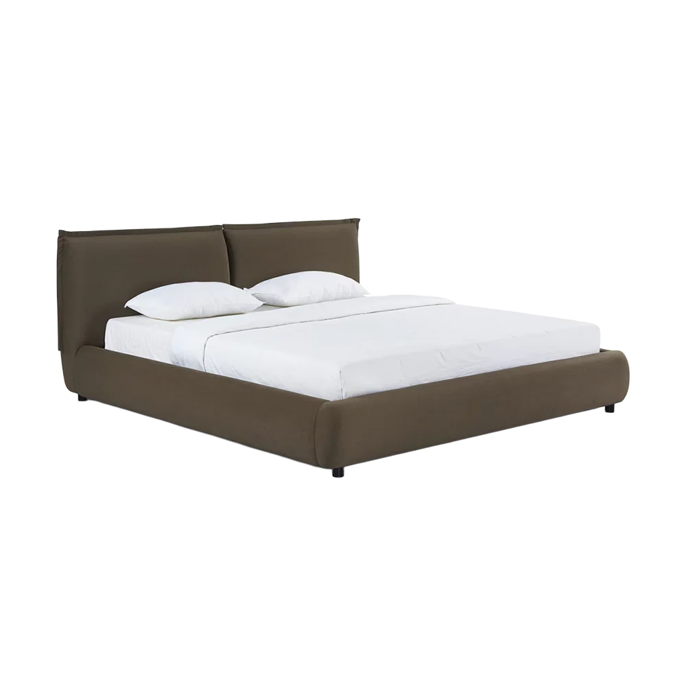 Mahogany Velvet King Bed - Image 2