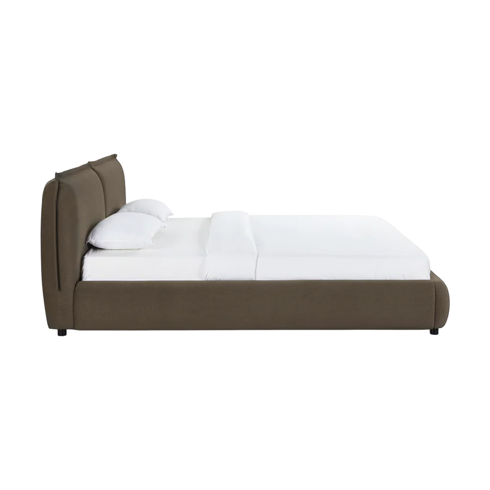 Mahogany Velvet King Bed - Image 3