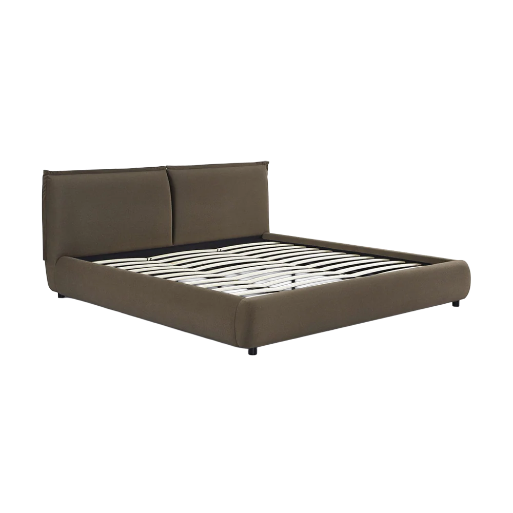 Mahogany Velvet King Bed - Image 4