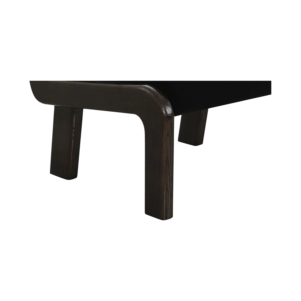 Milo Lounge Chair Black Faux - Image 8