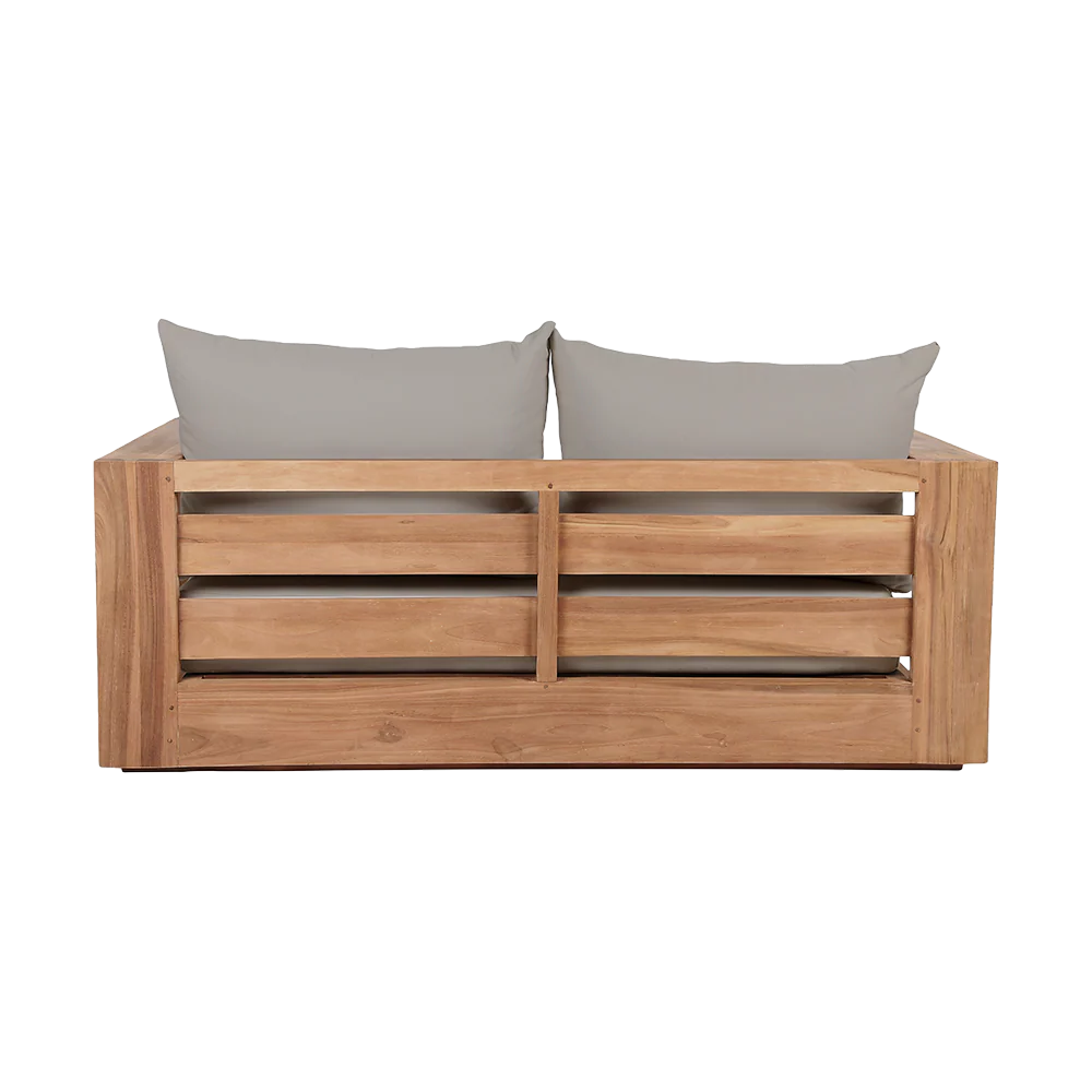 Neroli Outdoor 2 Seater Sofa Gray - Image 4