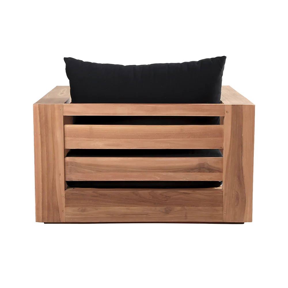 Neroli Outdoor Lounge Chair Black - Image 5