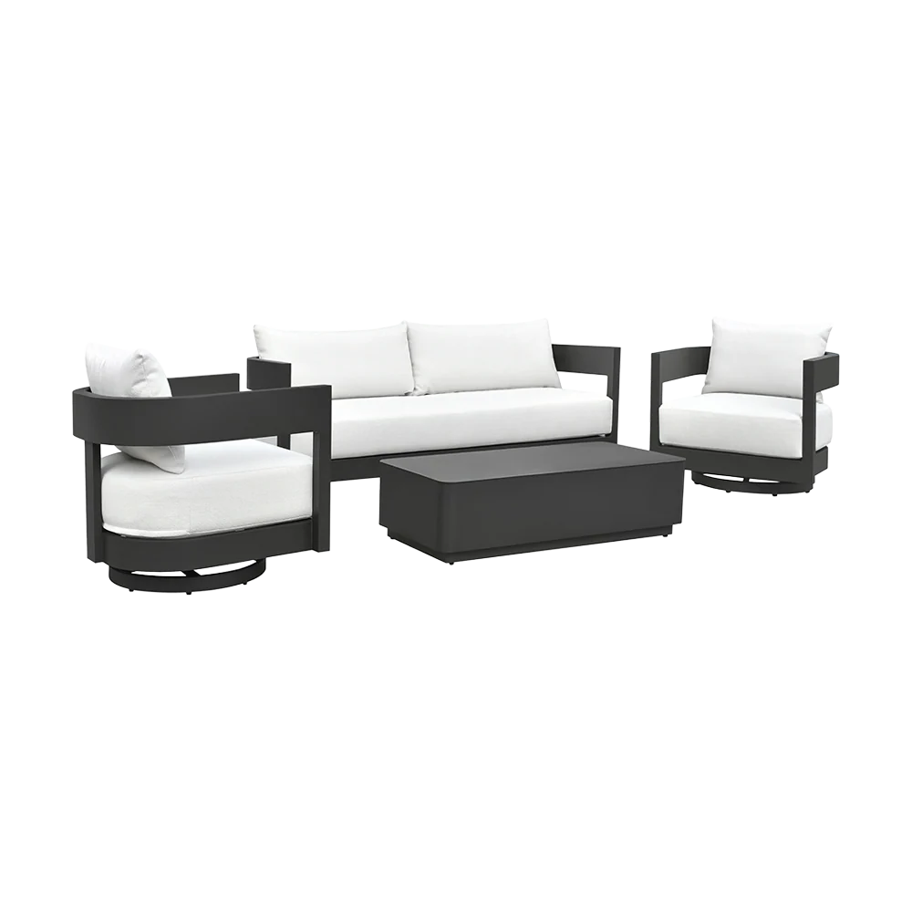 Onda Swivel Outdoor Lounge Chair - Image 7