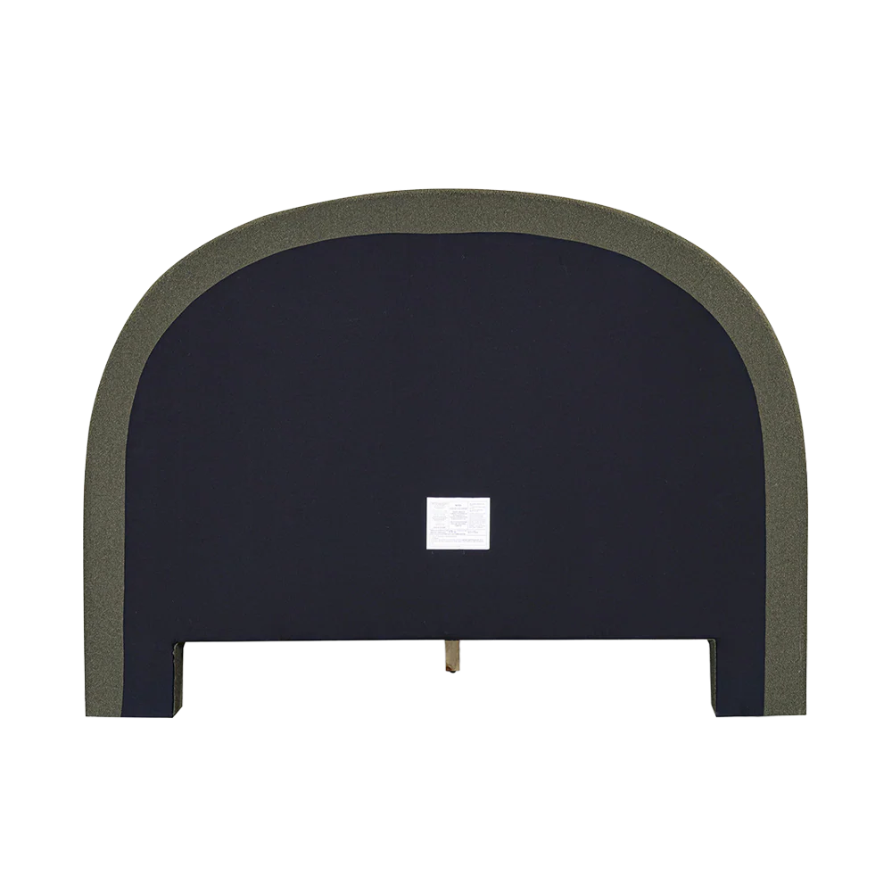 Ophelia Boucle Green King Bed - Image 4