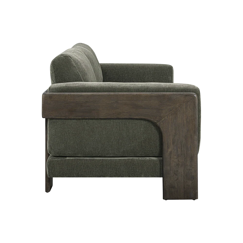 Ophelia Green 91" Chenille Sofa - Image 3