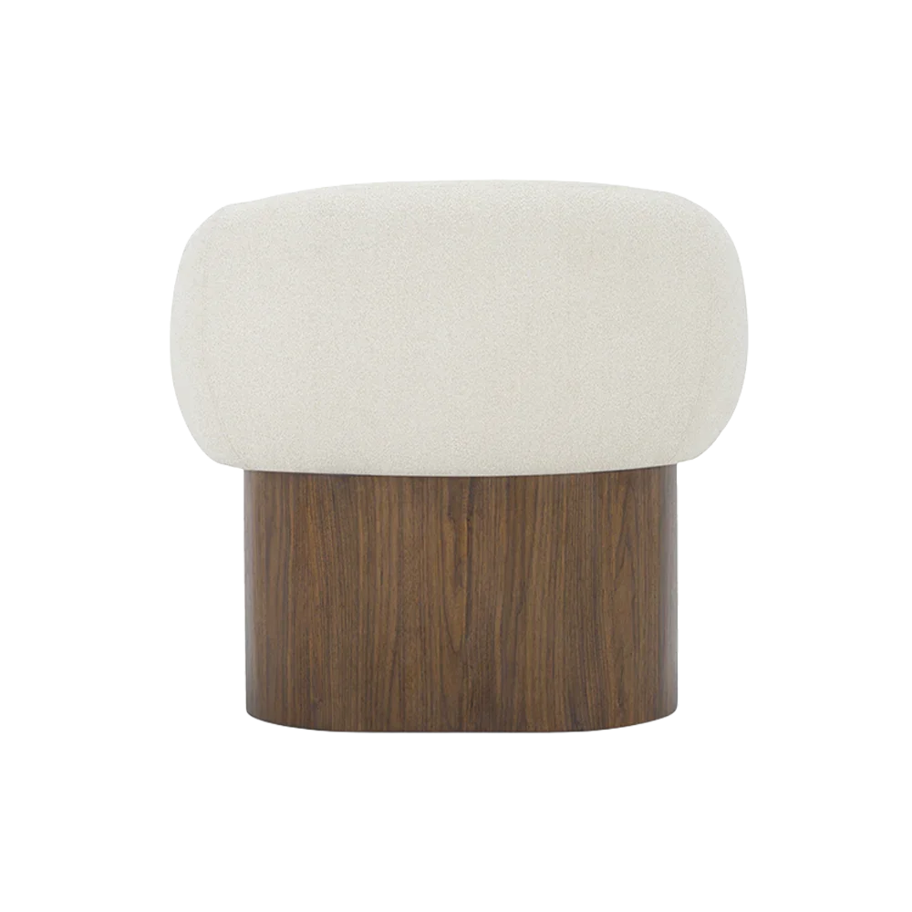 Orlo Cream Lounge Chair - Image 6
