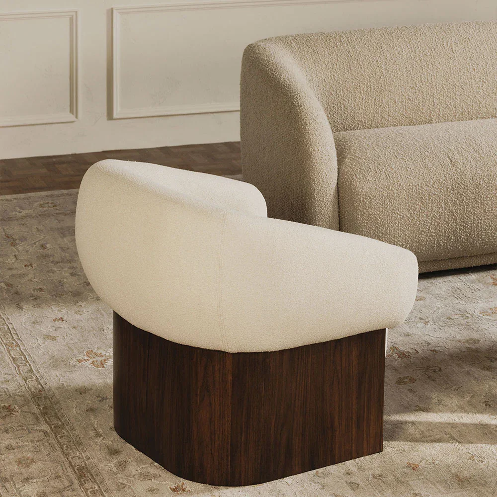 Orlo Cream Lounge Chair - Image 7