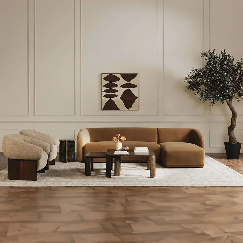 Orlo Tan Lounge Chair - Image 2